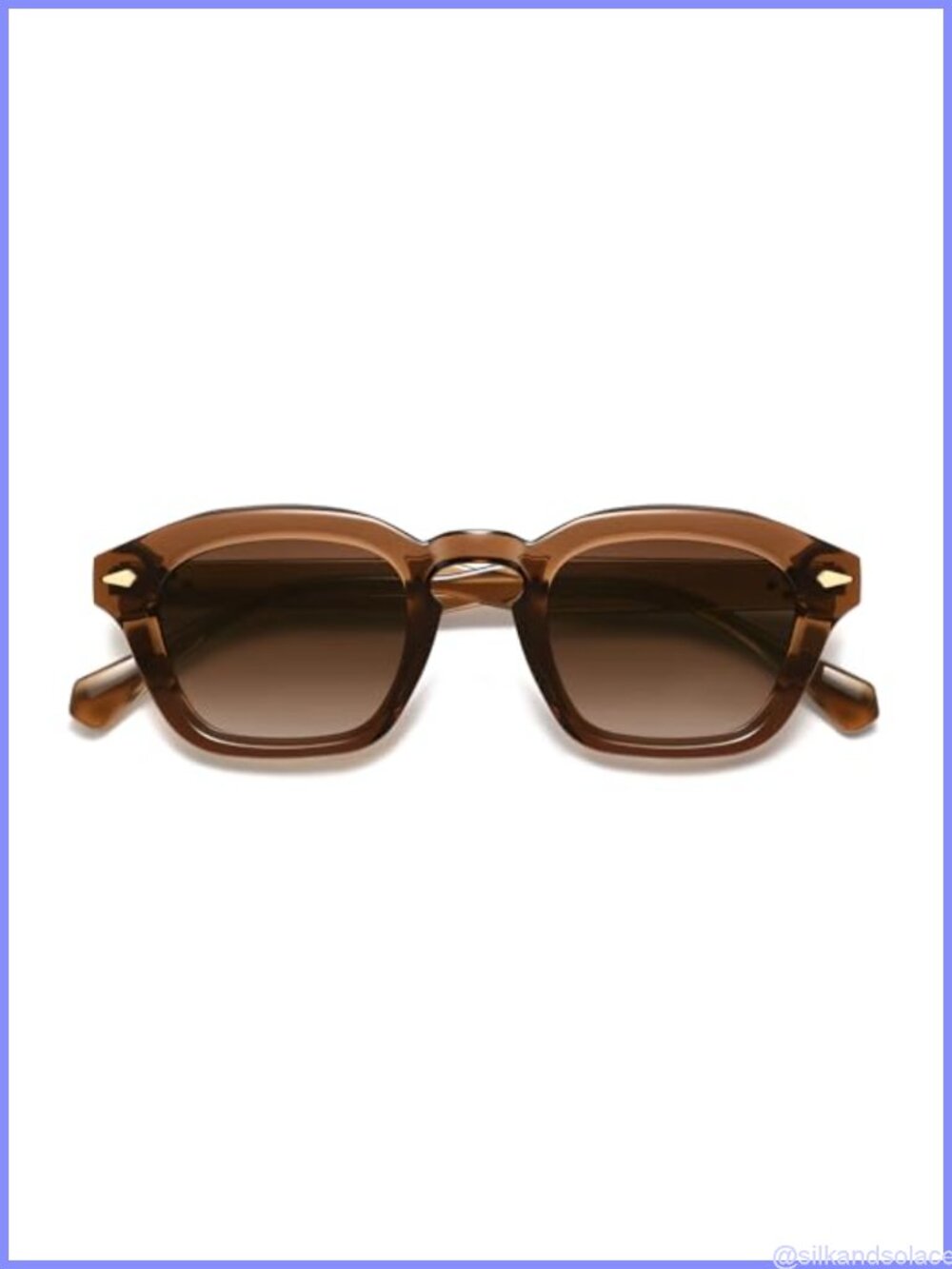 Retro Square Sunglasses UV400 Full-Frame Unisex Adults